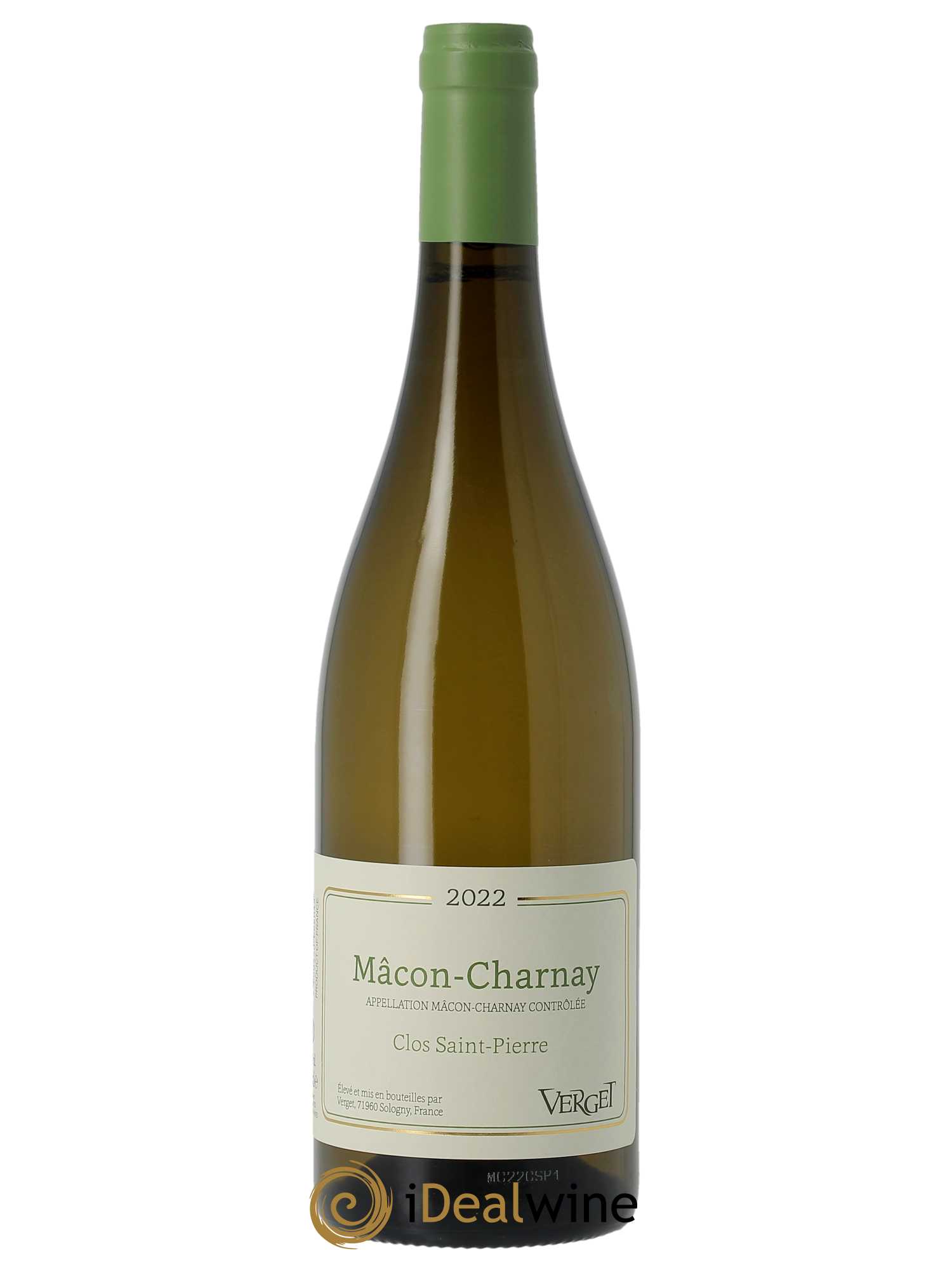 Mâcon-Charnay Le Clos Saint-Pierre Verget  2022 - Lot de 1 Bouteille