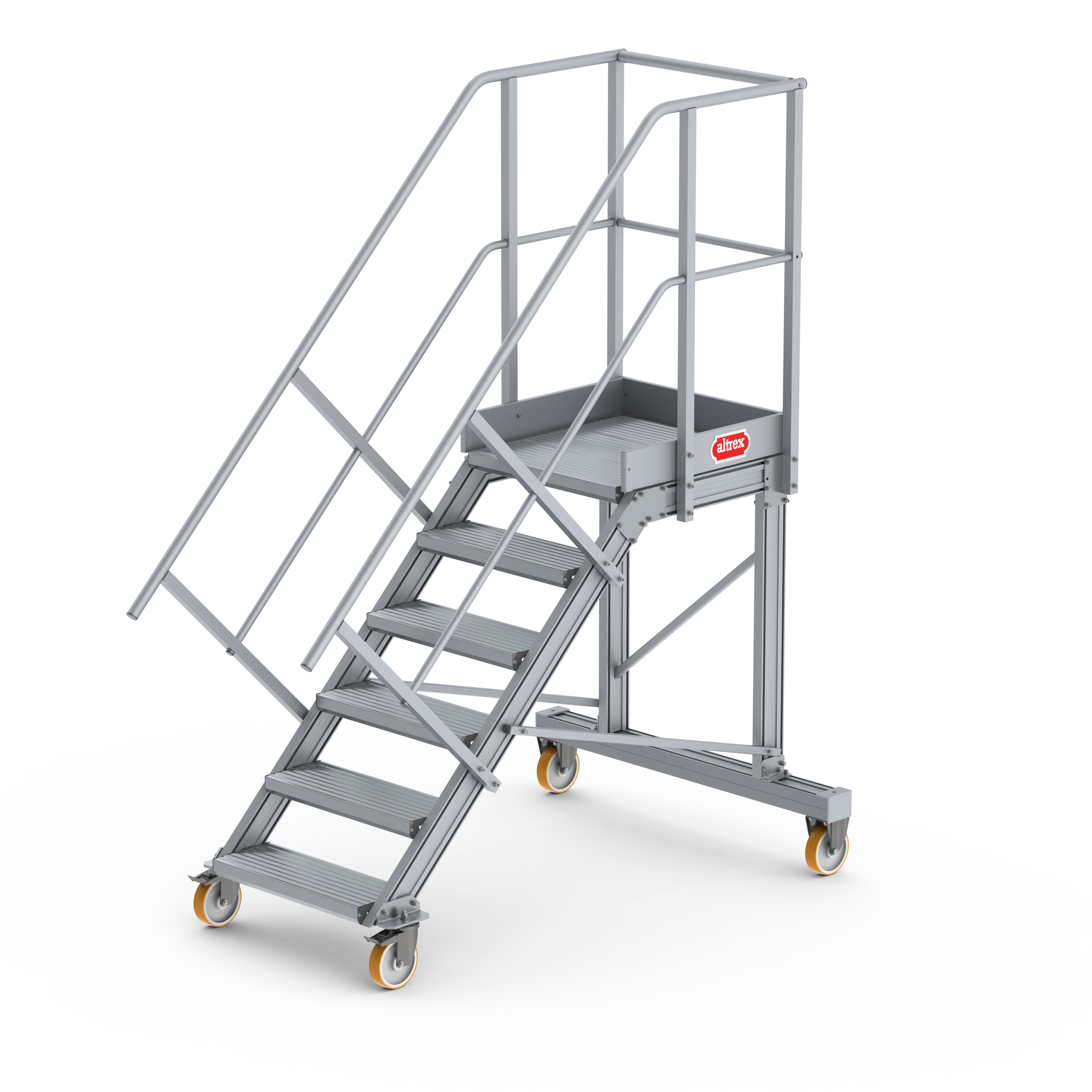 Altrex 224506 Platformne ljestve s 4 kotača 45° 1,24 m