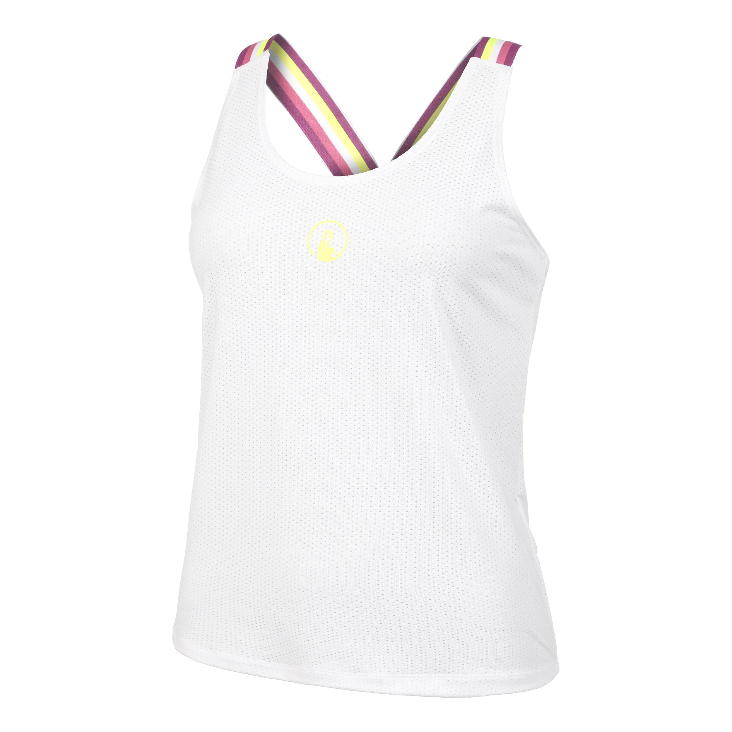 Serve & Volley Tank-Top Damen - Weiß, Mehrfarbig