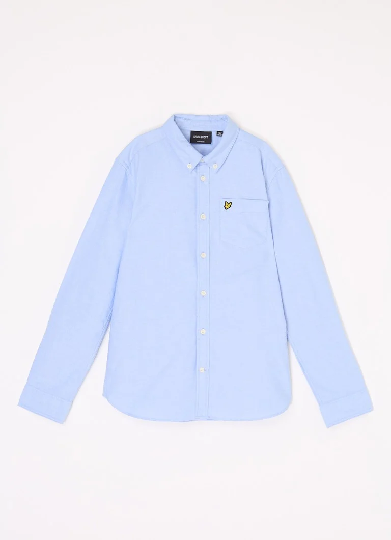 Camisa Oxford Lyle & Scott com bolso no peito