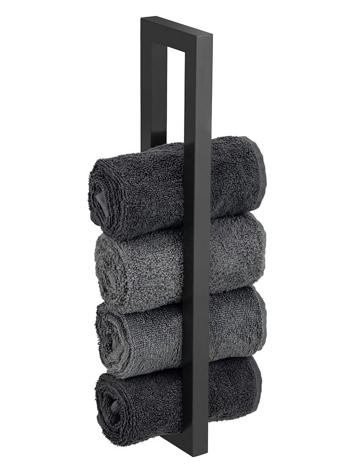 Wenko Handtuchständer in Schwarz - (B)2 x (H)40 x (T)9 cm günstig kaufen onesize