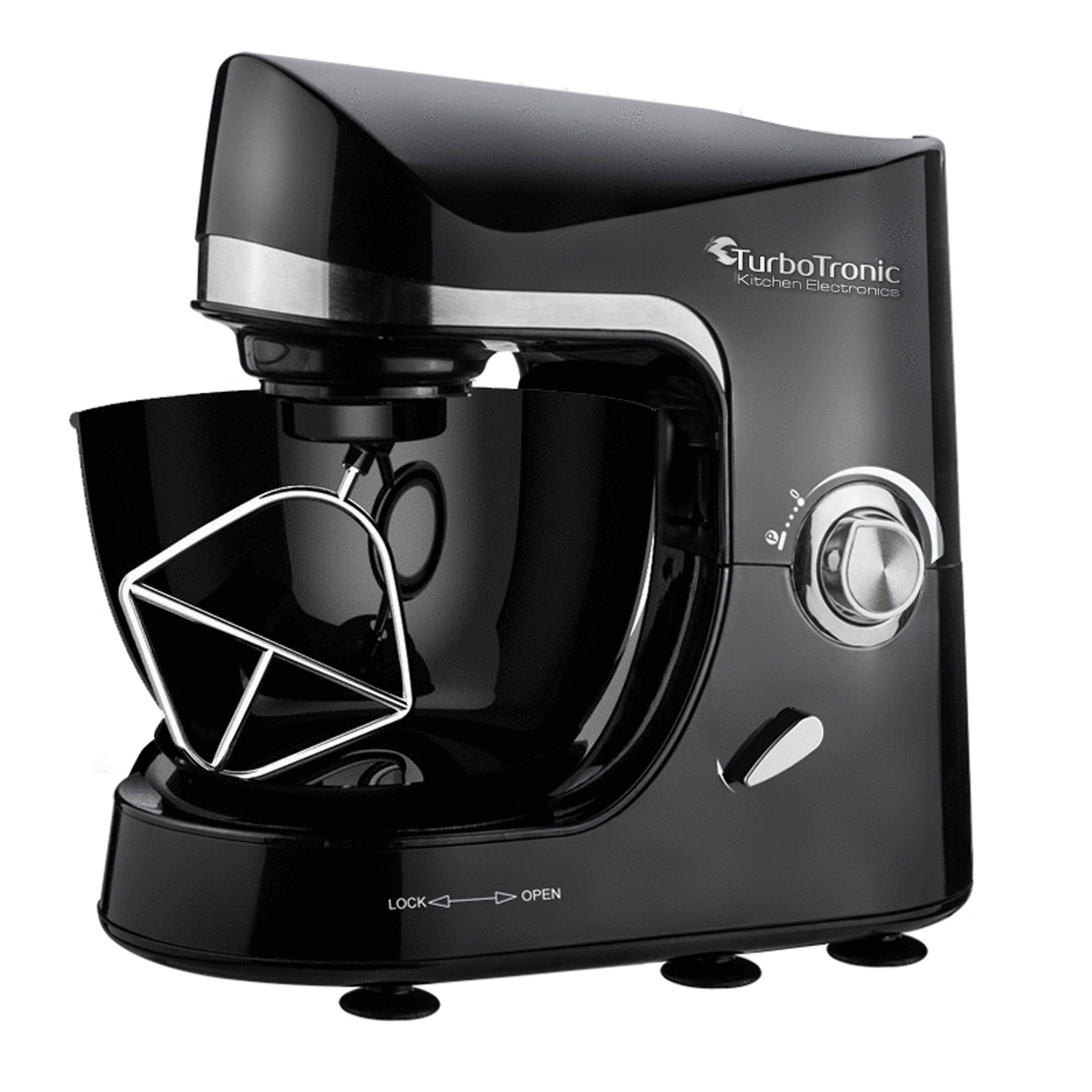 TurboTronic by Z-Line Küchenmaschine TurboTronic Küchenmaschine, 2000 W, 5 l Schüssel, mit Fleischwolf und Standmixer-Aufsatz, 5L Schüssel