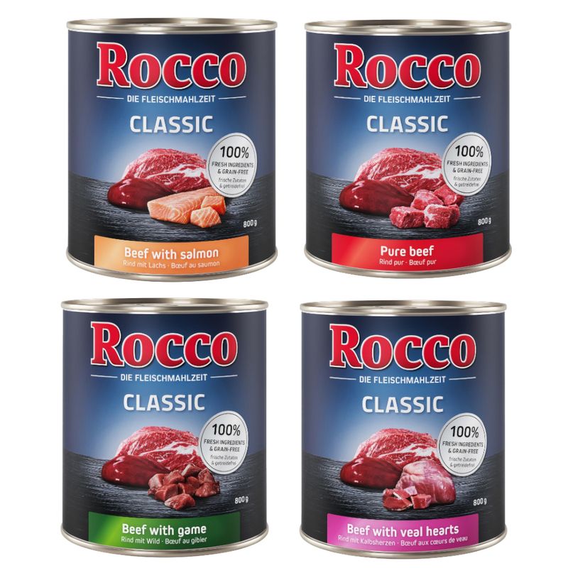 Rocco Classic 24 x 800g - Nassfutter im Sparpaket