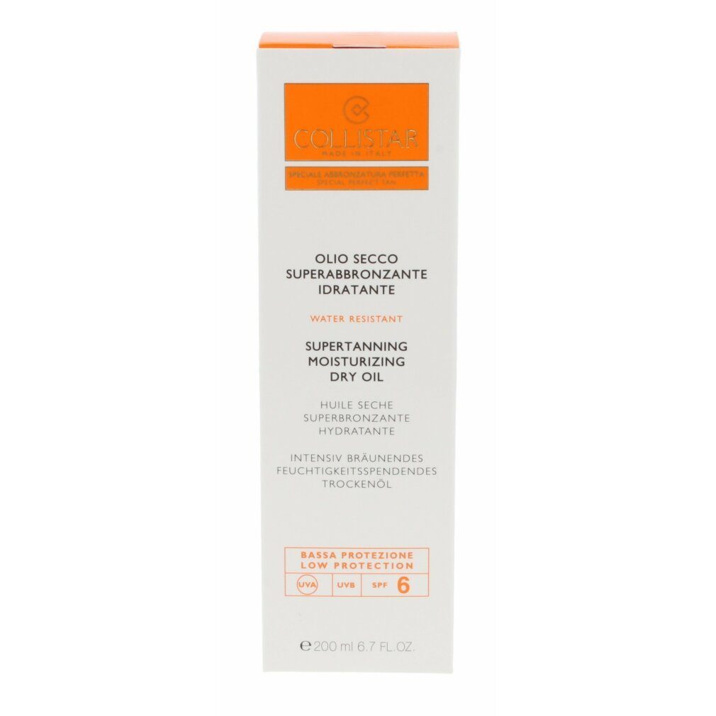 COLLISTAR Sonnenschutzpflege Collistar Supertanning Moisturizing Dry Oil SPF6 200 ml
