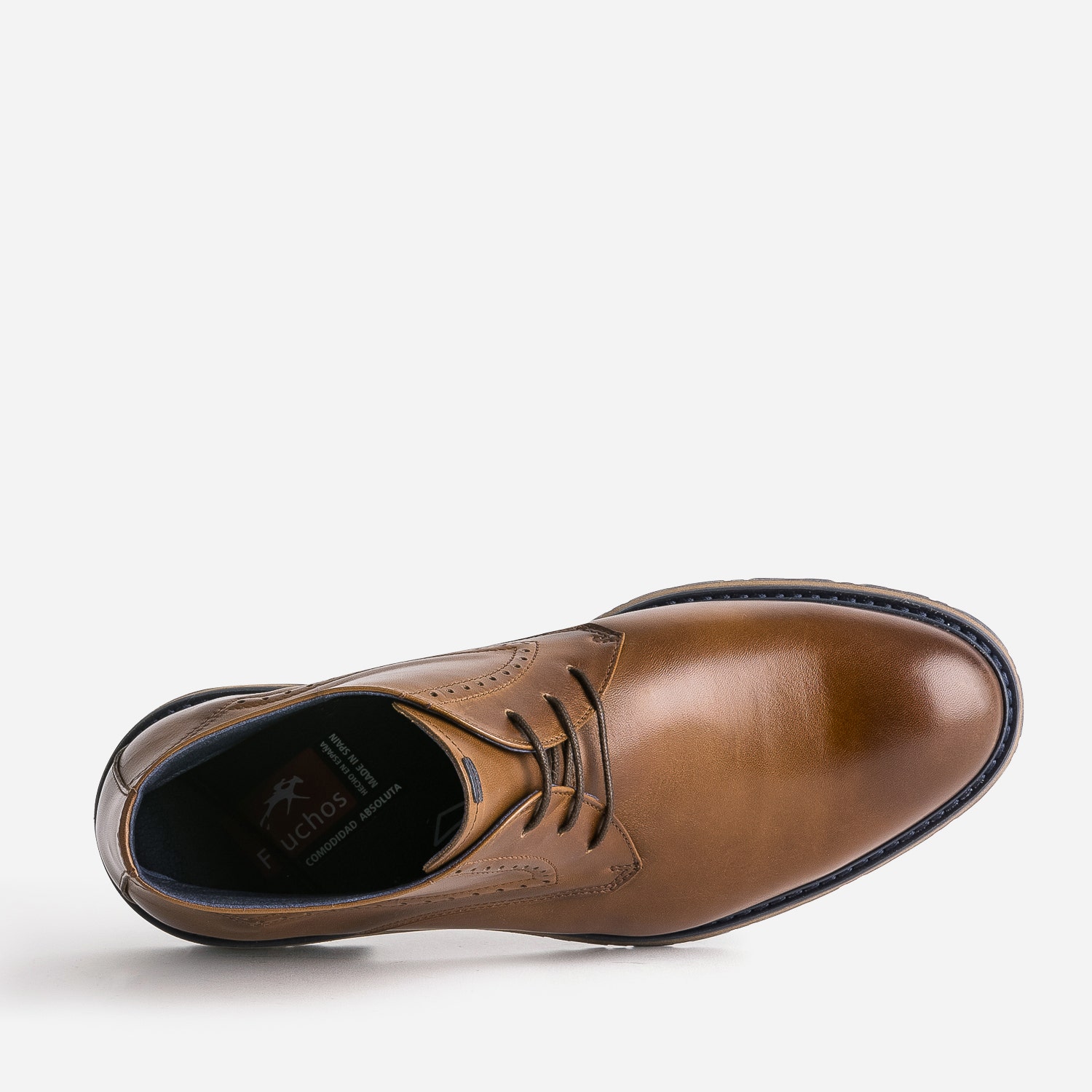 Chukka boots FLUCHOS marron en cuir