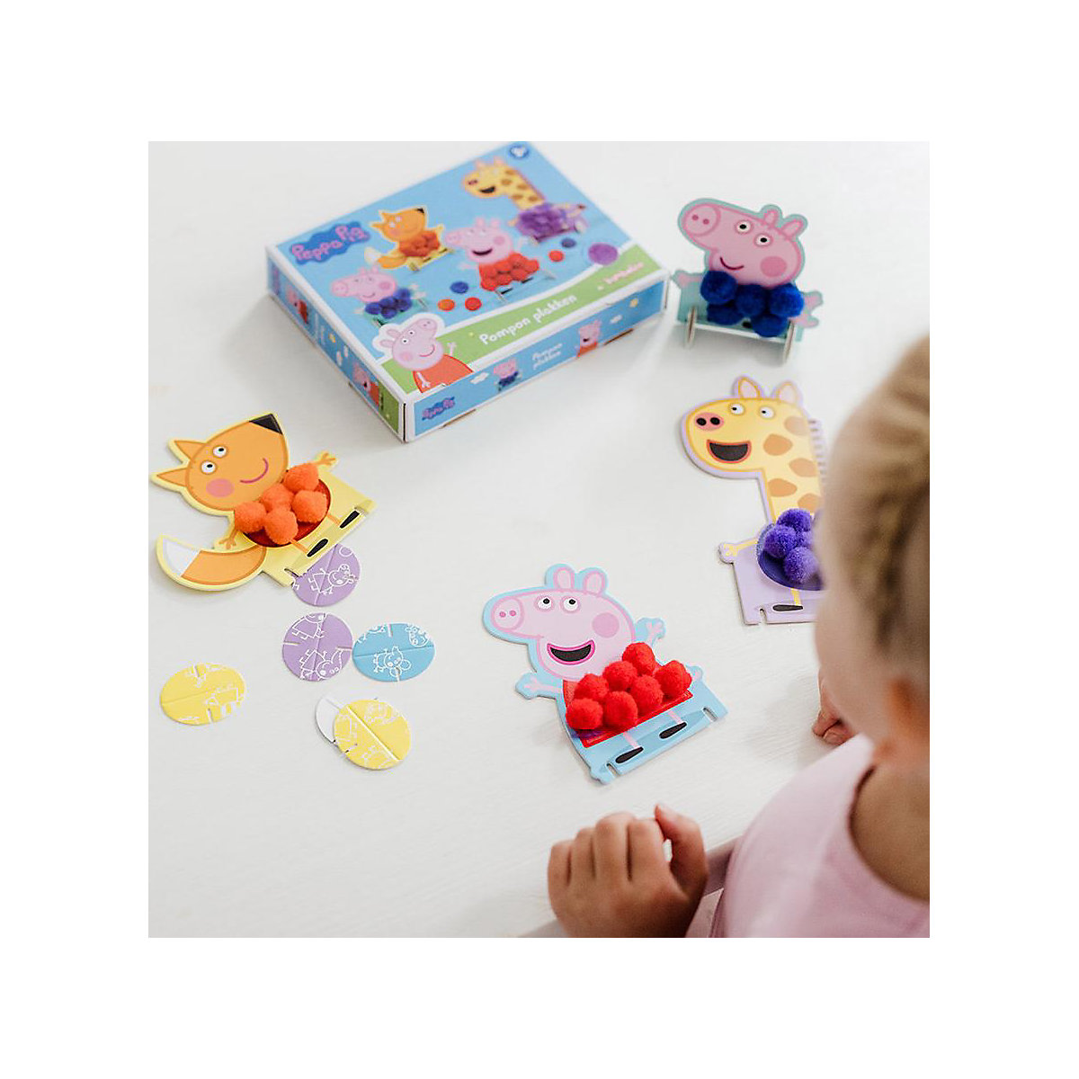 Peppa Pig Pompon Karten
