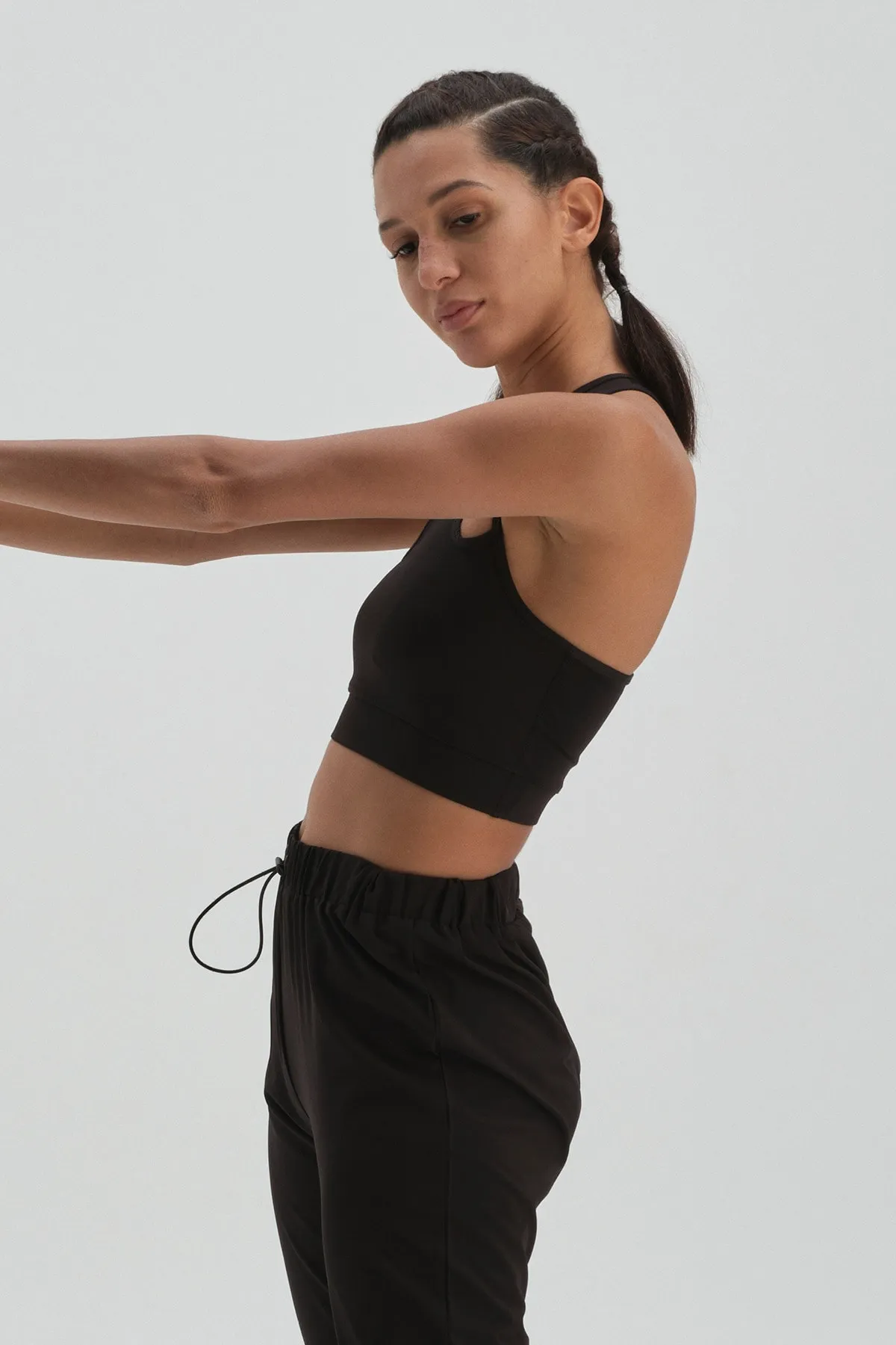 Dagi  Sport-BH - Schwarz - Unifarben