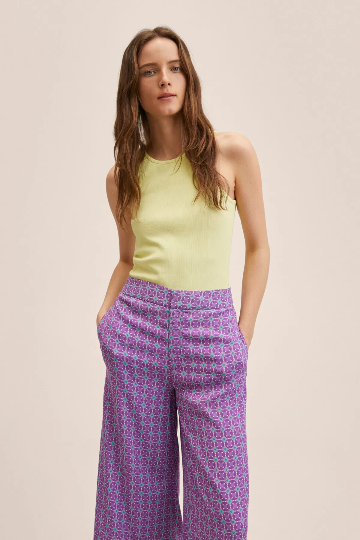 MANGO  27038638 Frau/Mädchen Flieder