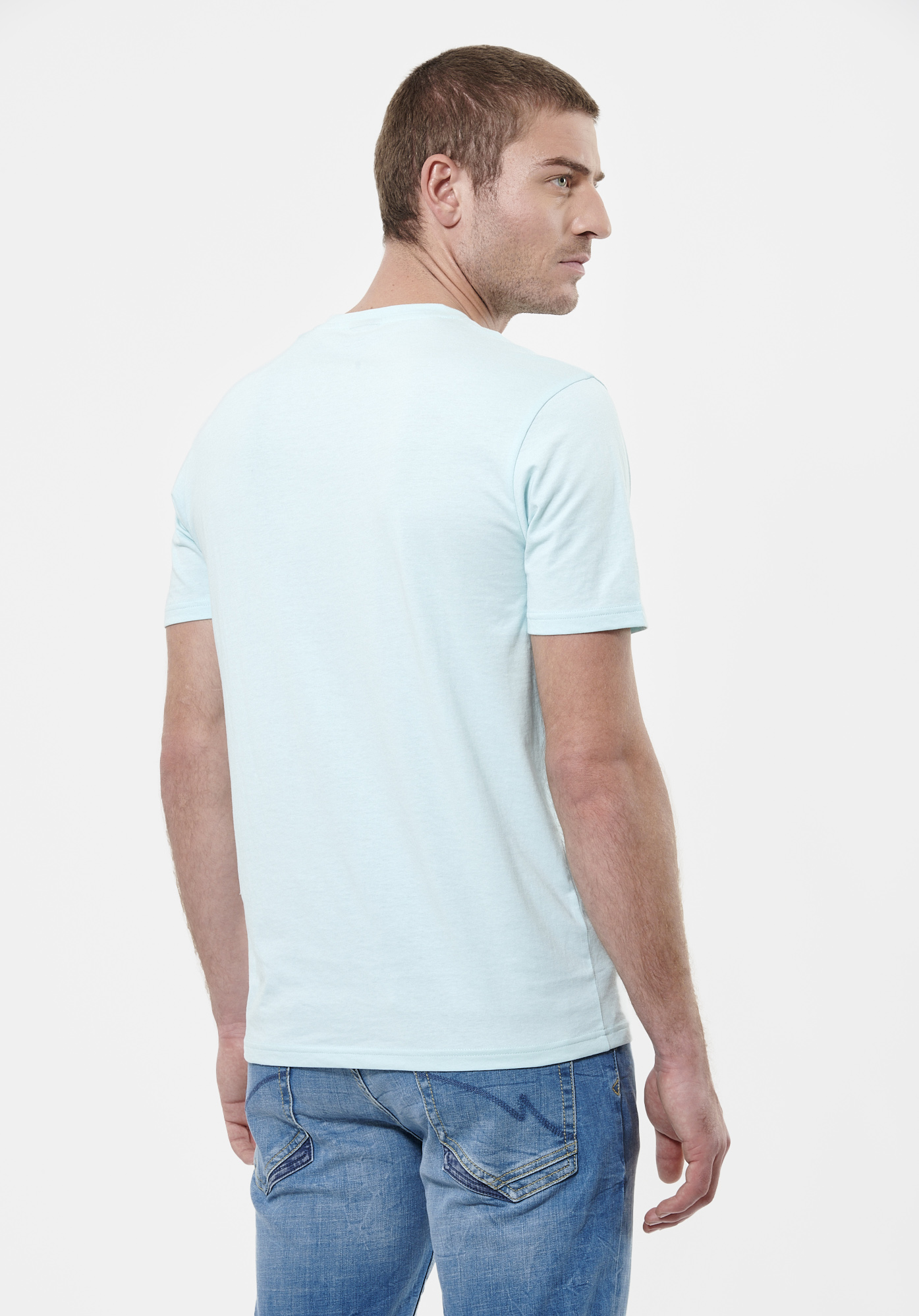STONE  T-shirt bleu clair Homme
