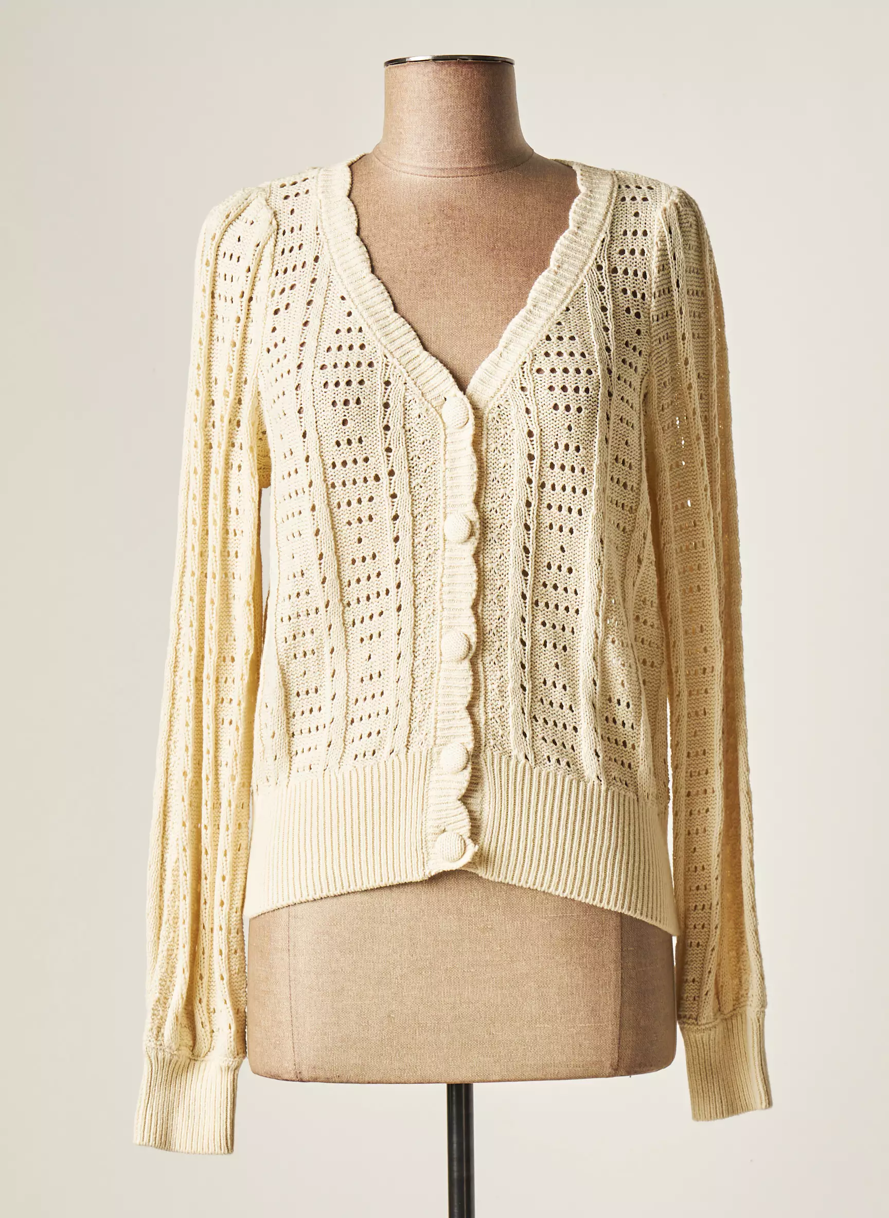 Vero Moda Cardigans Femme couleur beige