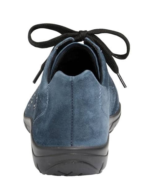 Schnürschuh aus hochwertigem Veloursleder