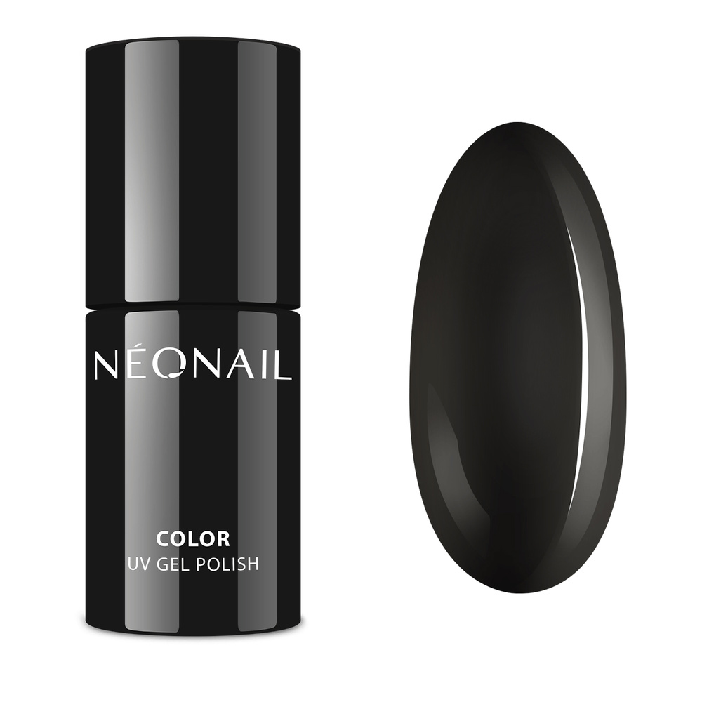 neonail PURE BLACK Vernis semi-permanent LED longue tenue