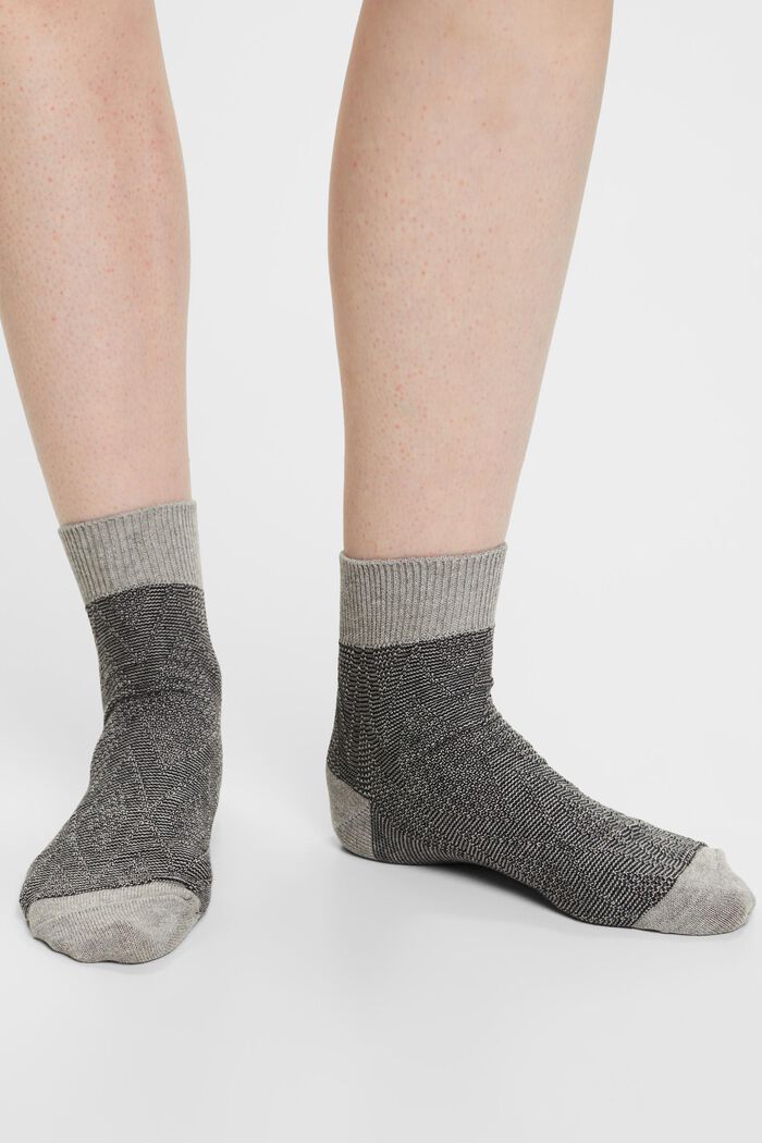 2er-Set strukturierte Socken