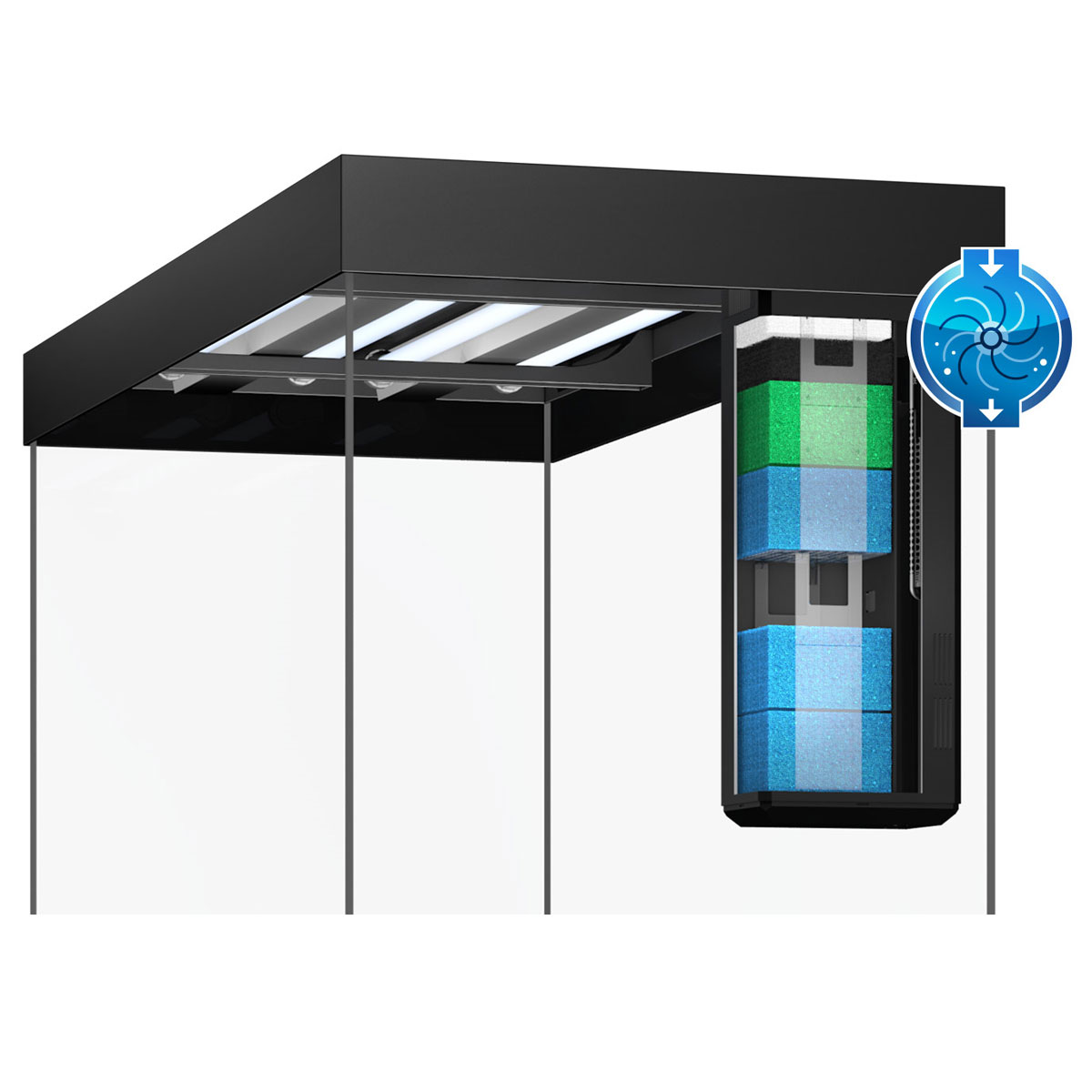 Juwel Rio 350 LED Komplett Aquarium mit Unterschrank SBX