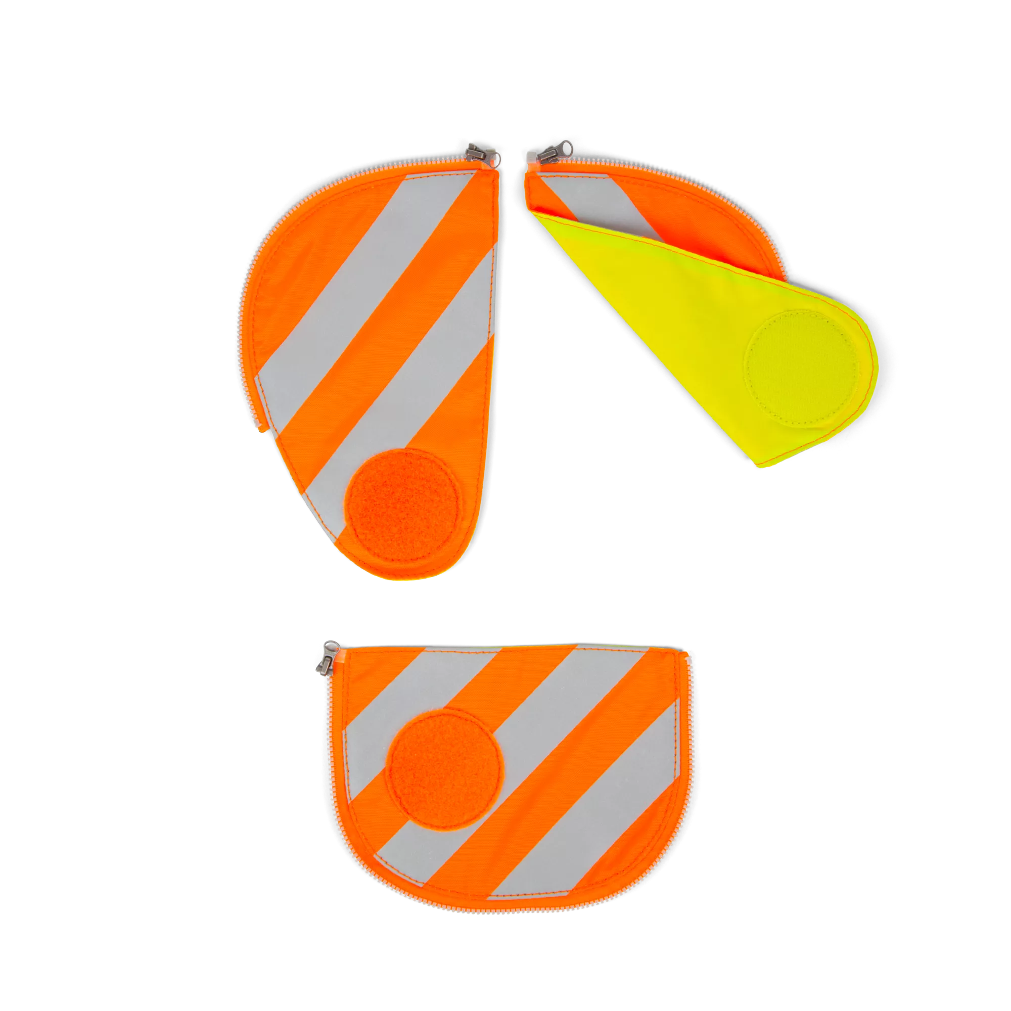 ergobag Zip-Set mit Reflektorstreifen Orange