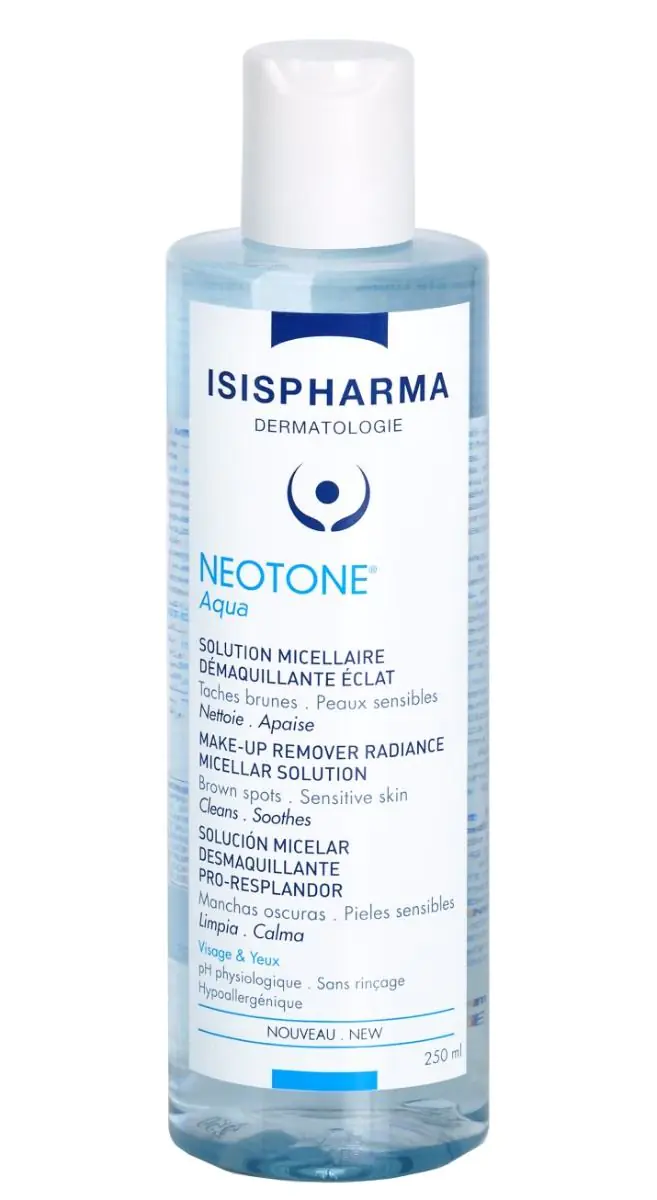 Isispharma Neotone Aqua - Осветљујућа мицеларна течност за скидање шминке за осетљиву кожу 250ml