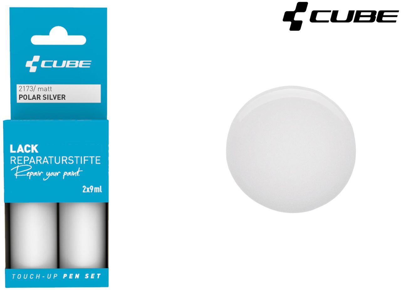 Cube Lackreparaturstift Set POLAR SILVER kaufen | Bike-Discount