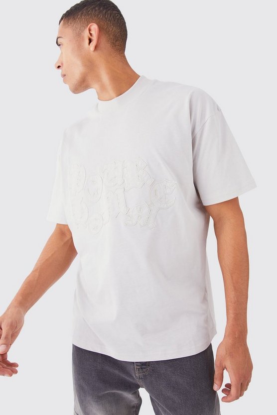 Oversized Raw Applique T-shirt