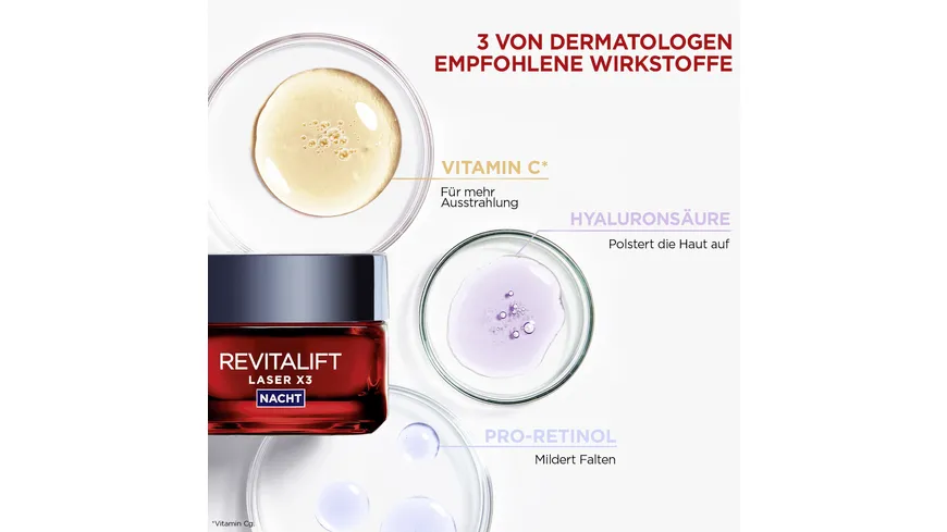 L'Oréal Revitalift Laser X3 Cica Nachtcreme 50 ml