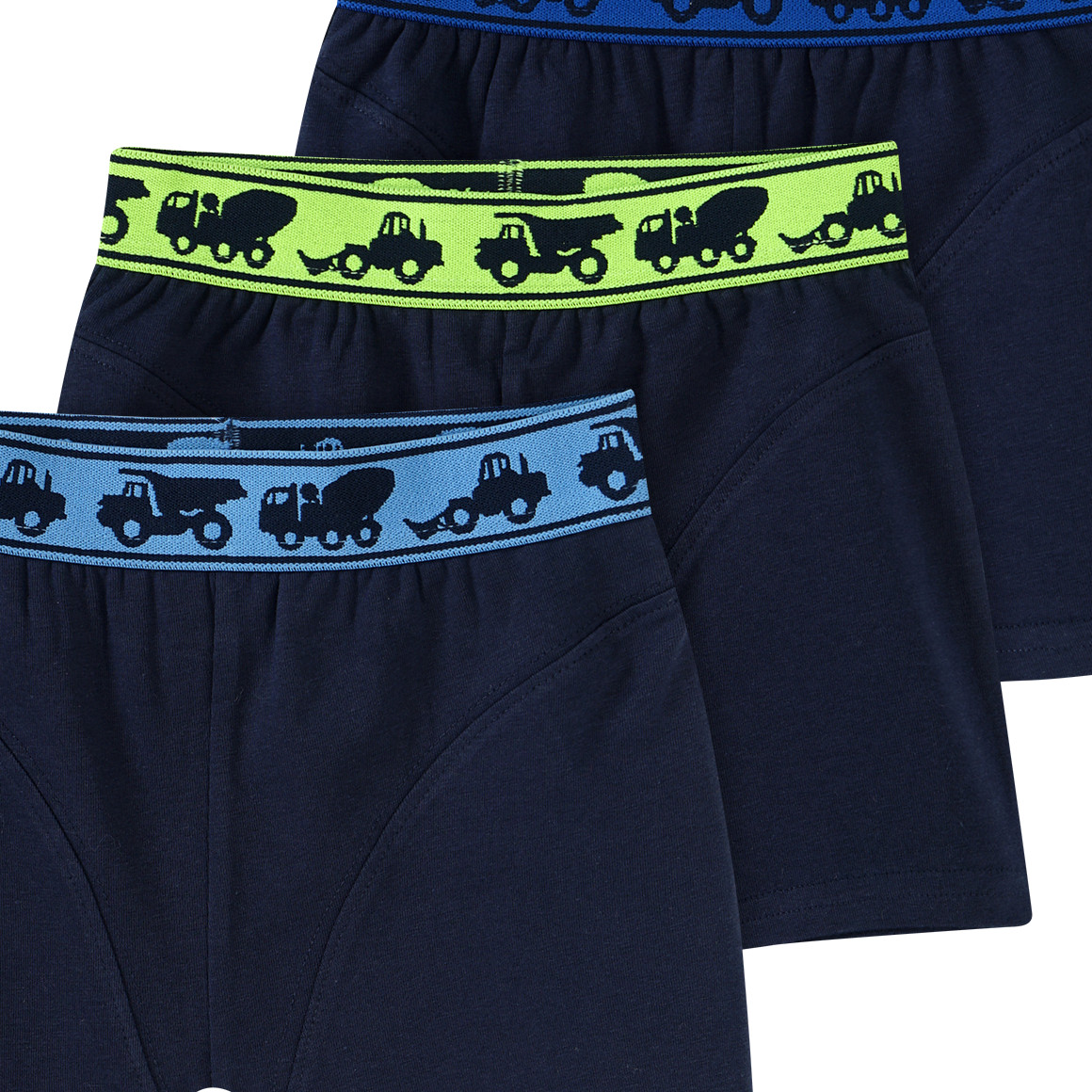 3 Jungen Boxer mit Webbund