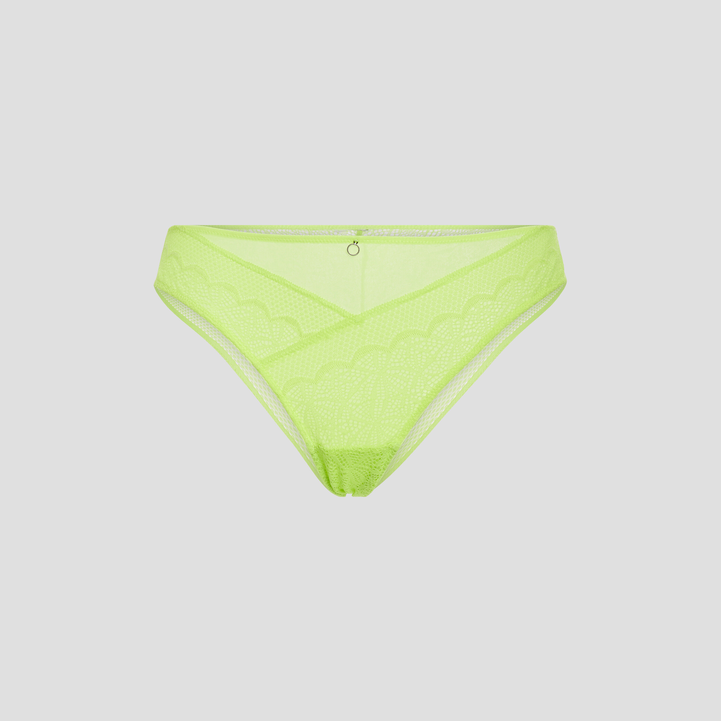 Culotte avec dentelle jaune fluo femme | La Halle