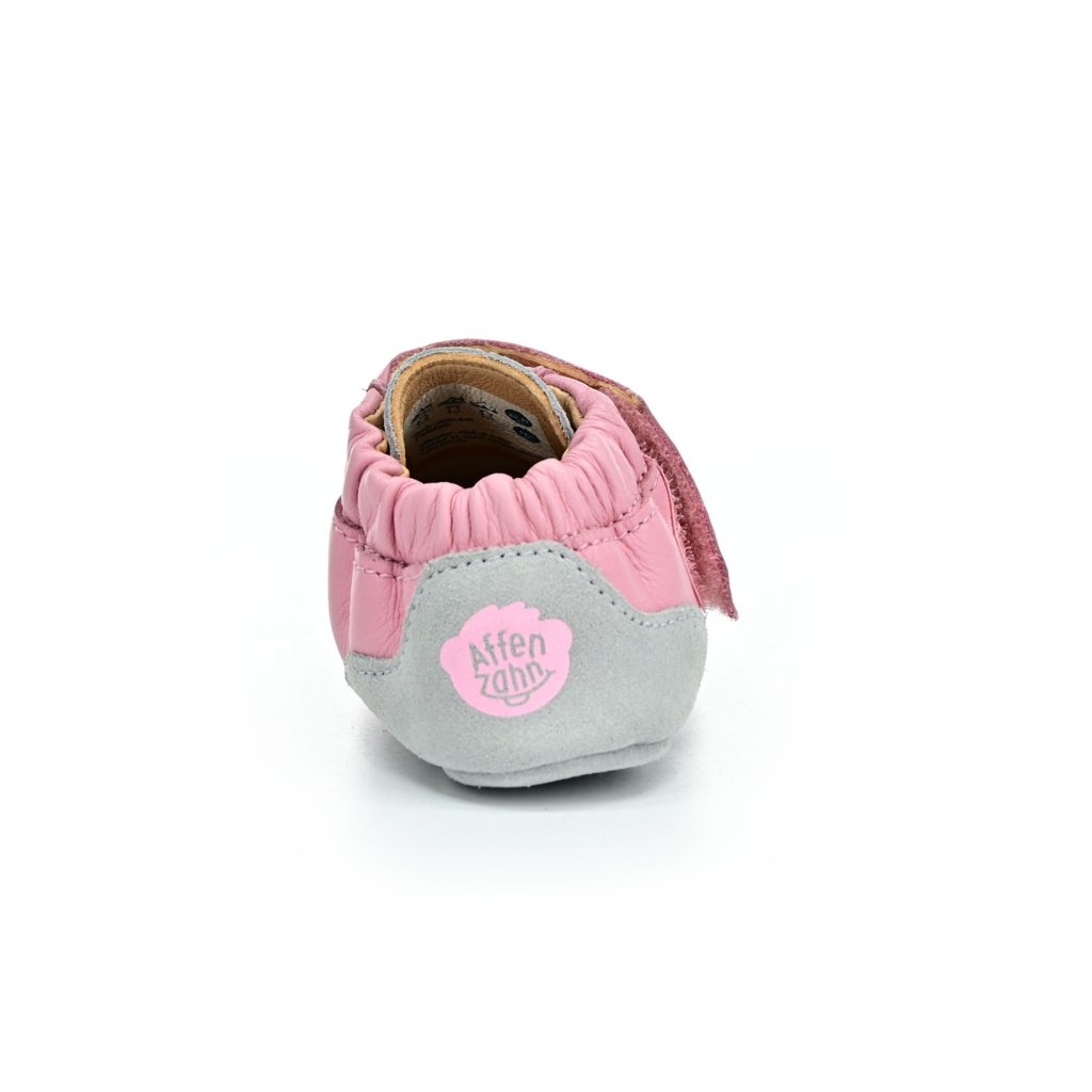 Affenzahn Krabbelschuh Leder Crawly Koala Pink