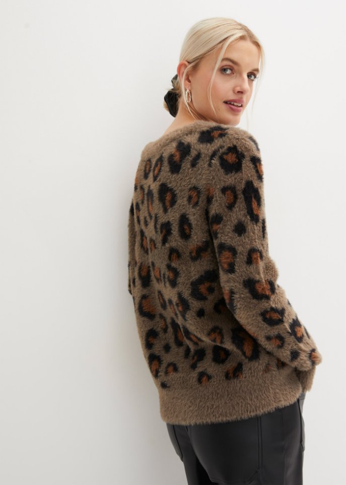 gemusterter Pullover