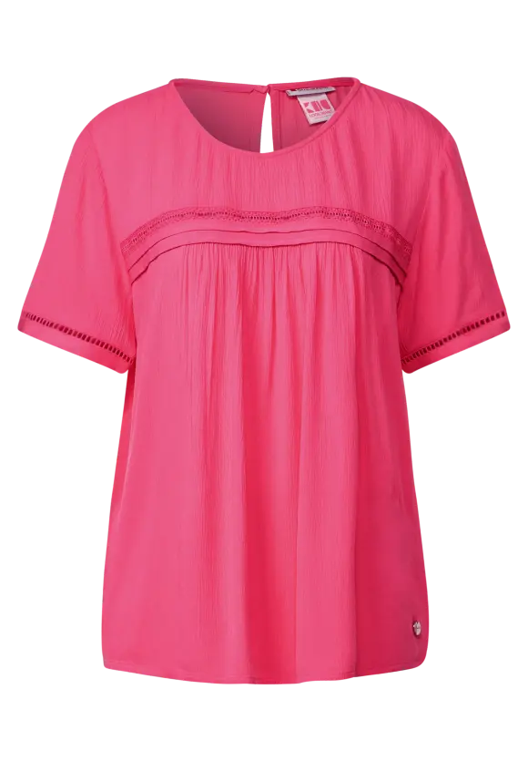 Street One Bluse in Crinkle Optik