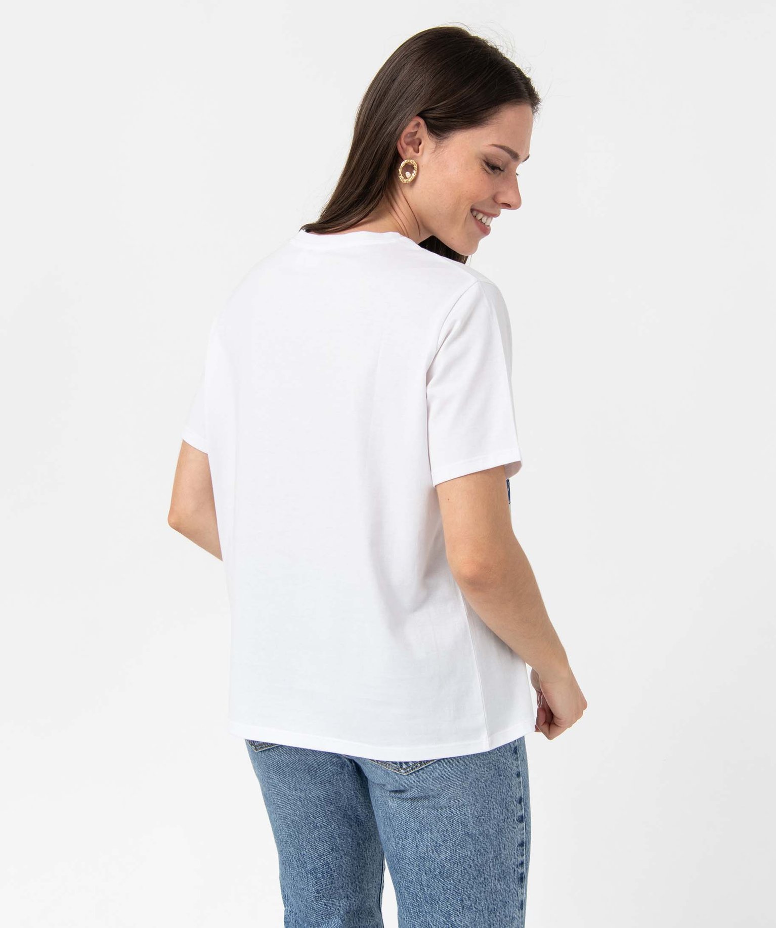 Tee-shirt femme avec motifs Stitch - DS blanc | GEMO