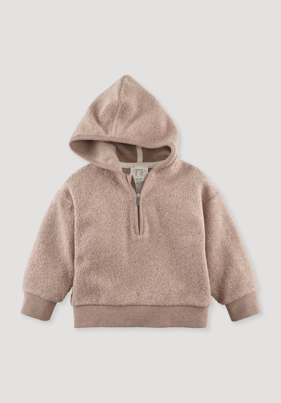 Fleece-Sweater BetterRecycling aus reiner Bio-Baumwolle