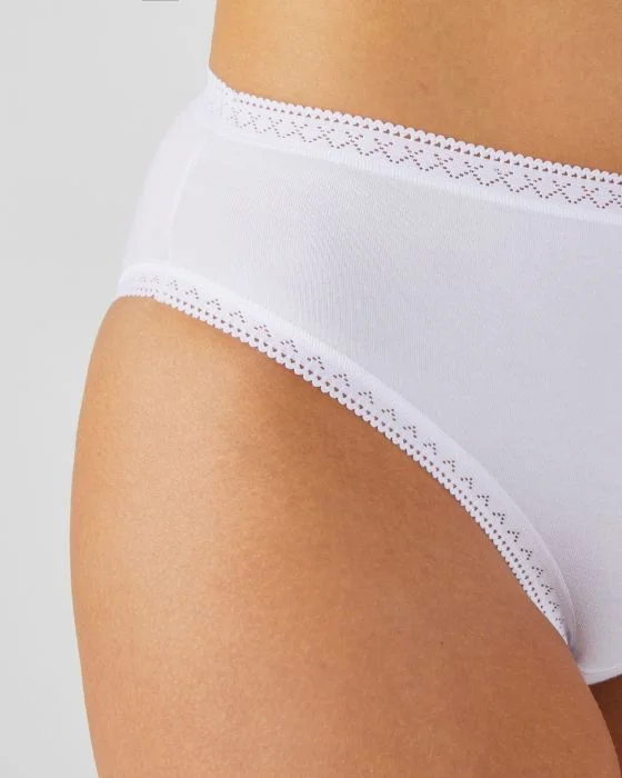 Lot de 3 culottes mini coton stretch + 1 GRATUITE.