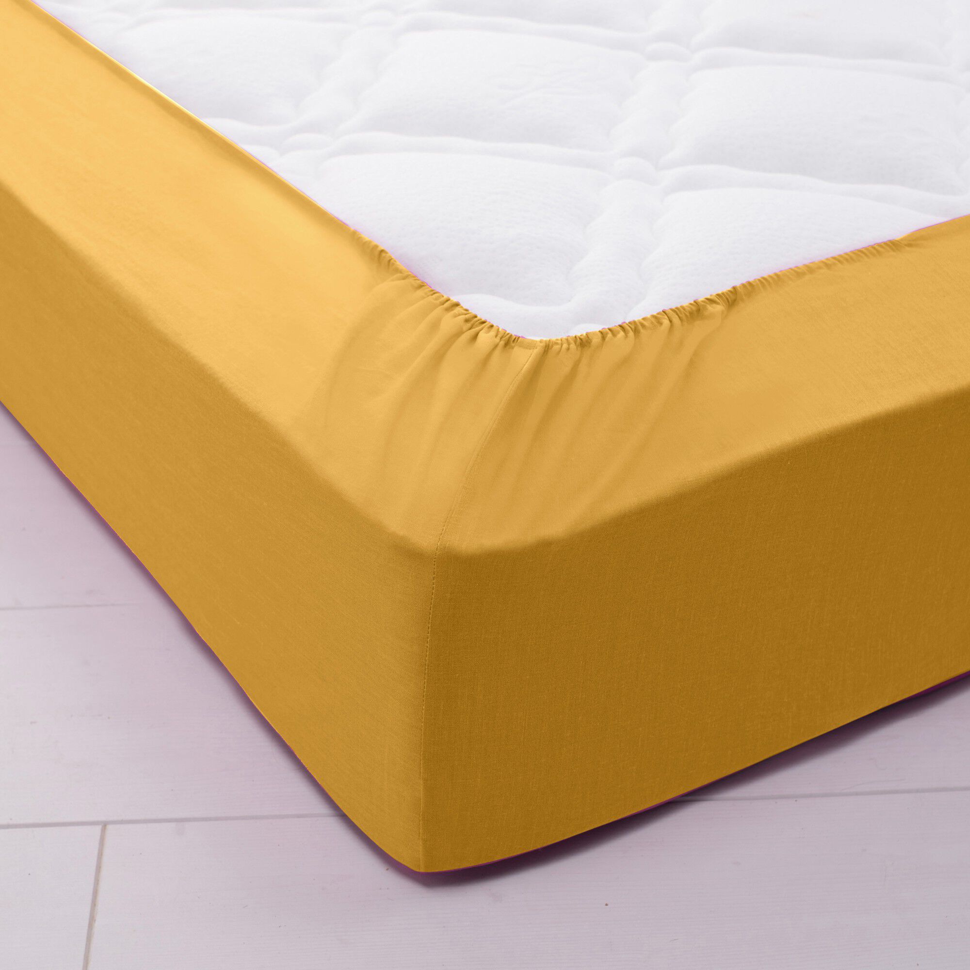 Drap-housse uni polyester