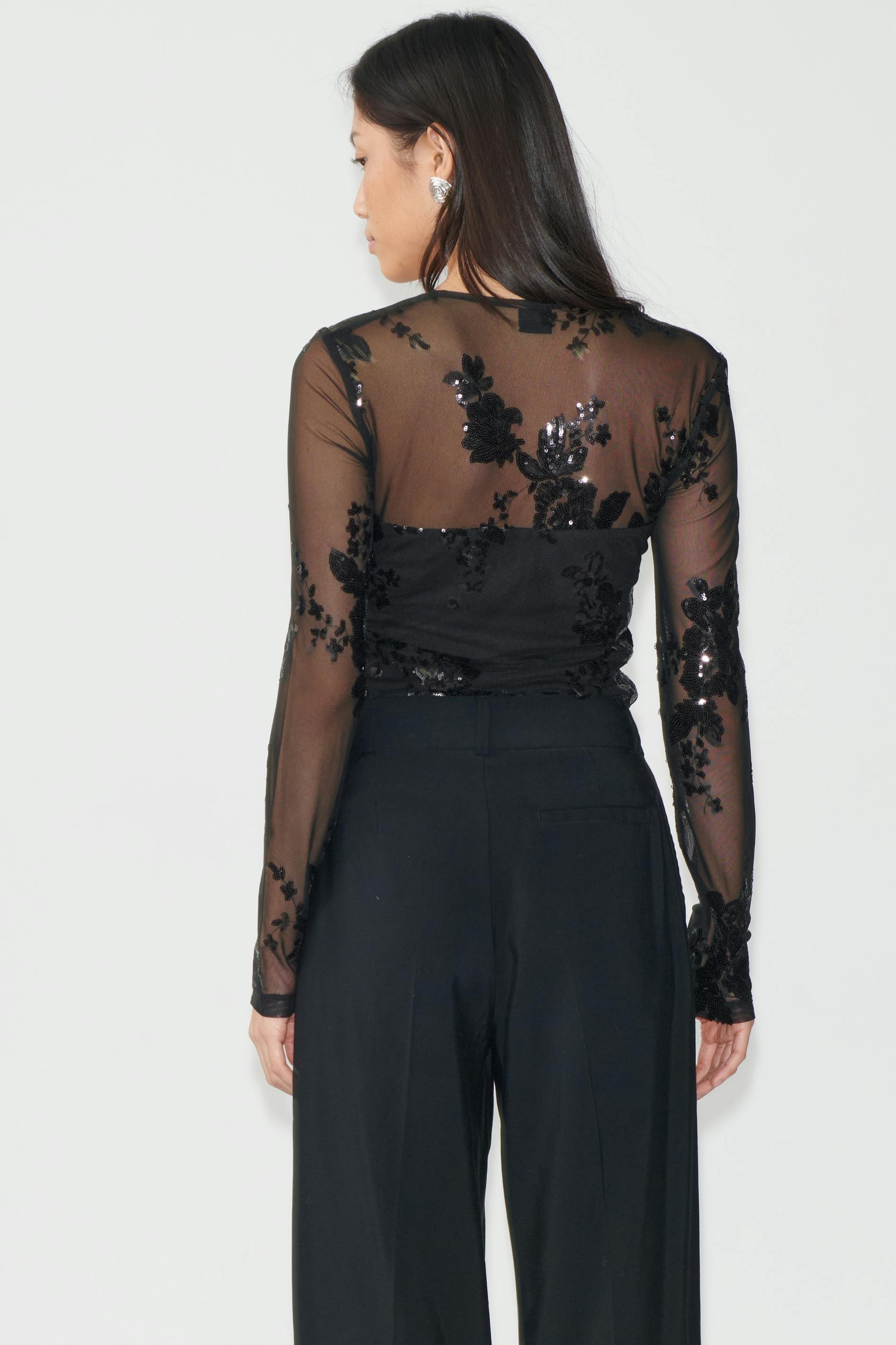Square neck top