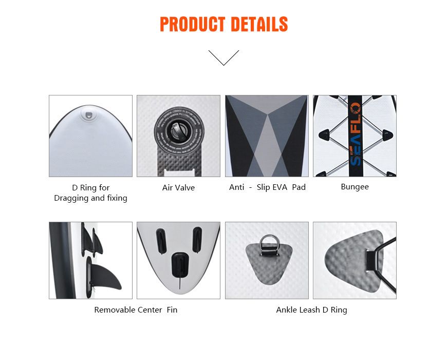 Seaflo 10 aufblasbares SUP Board Set