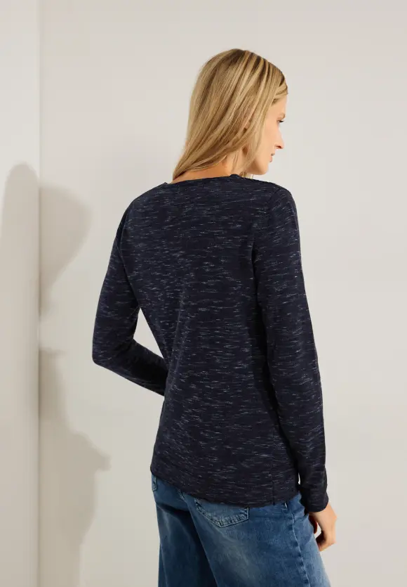 CECIL Struktur Streifen Pullover