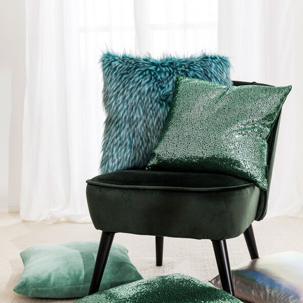 Kissenhülle Snug, 45 x 45 cm, jade