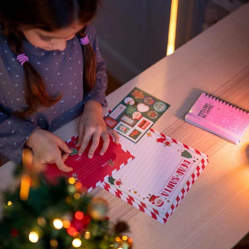 Listo para escribir una carta a Papá Noel