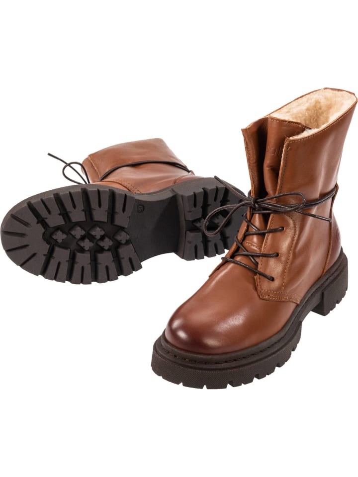 palado Schnürstiefeletten in Brown/Brown günstig kaufen