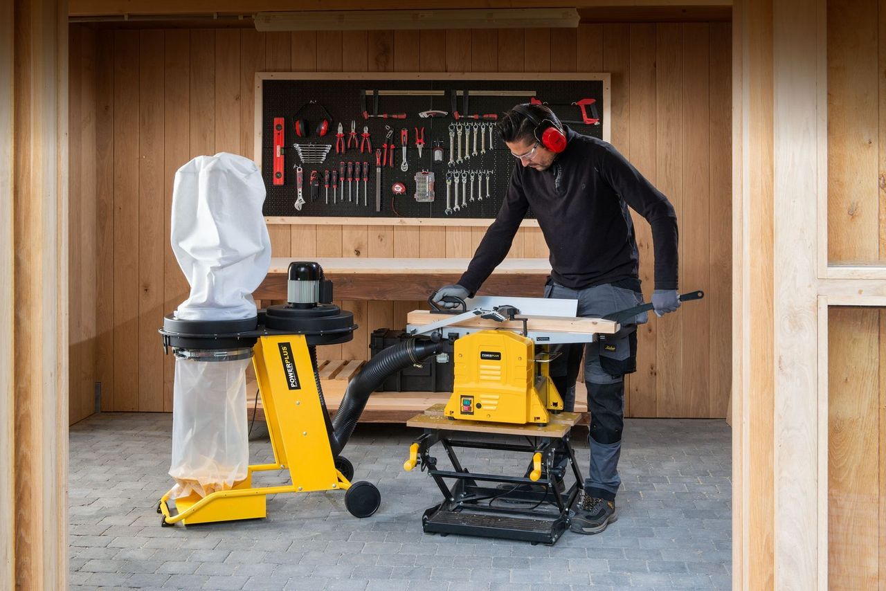 Powerplus Dickenhobel 1500W - 200mm