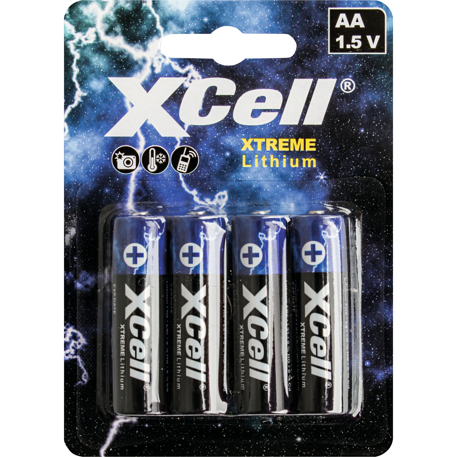 XCell Xtreme Lithium Batterien 1,5 V (AA)