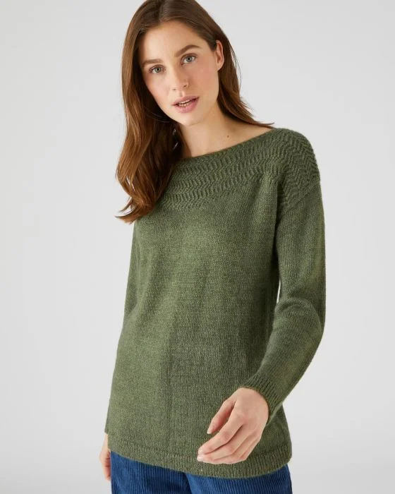 Pull chaud motif chevrons Thermolactyl