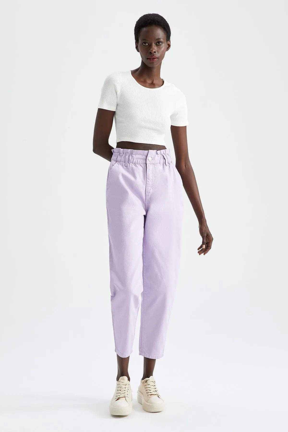 DeFacto  Baggy-Hose aus Gabardine aus 100 % Baumwolle