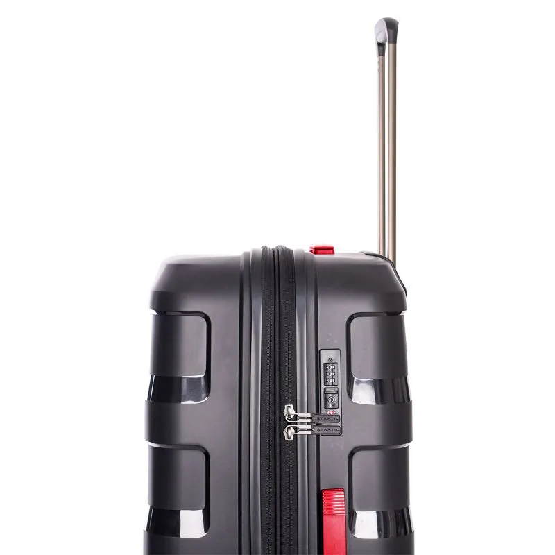 Stratic Straw + America Unlimited Canada Edition - Hartschalen Kofferset M\/L - Schwarz