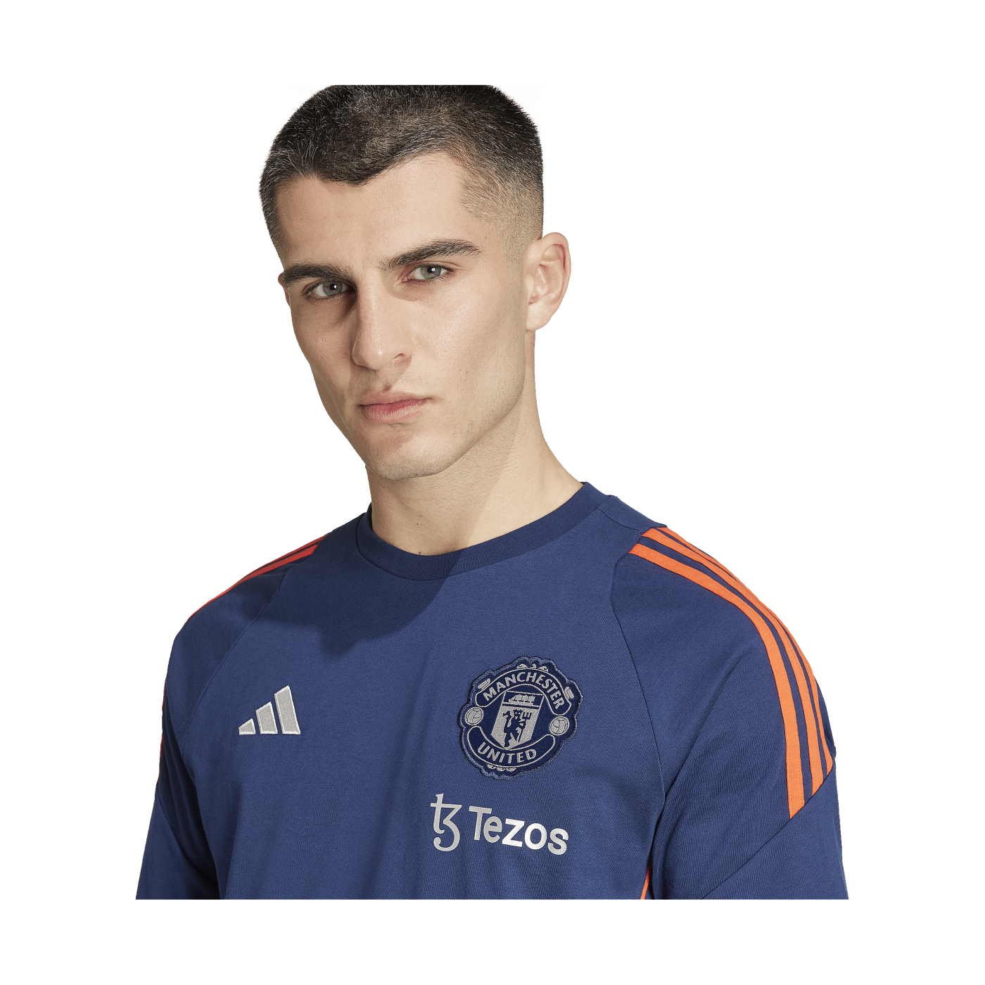 adidas Manchester United T-Shirt Blau
