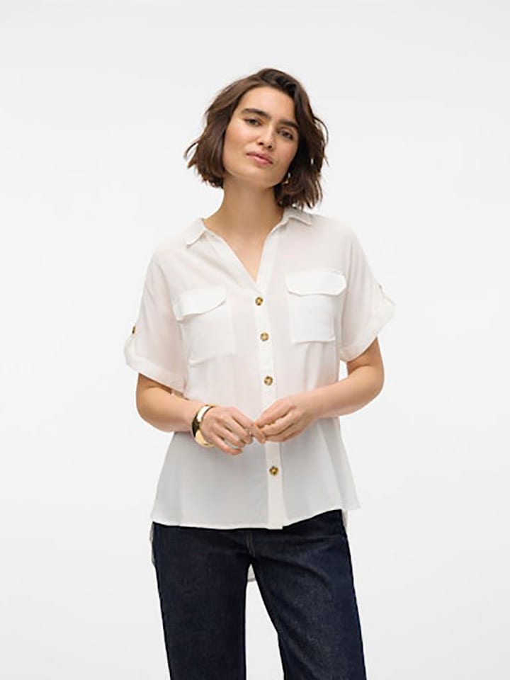 Vero Moda Bluse in Weiß günstig kaufen