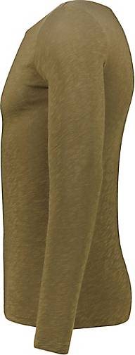 Marc O'Polo Damen Langarmshirt aus Slub-Jersey Regular Fit