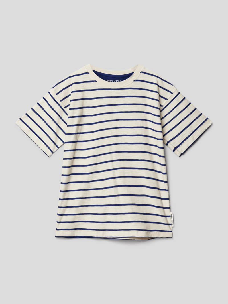 T-Shirt im Batik-Look in blau