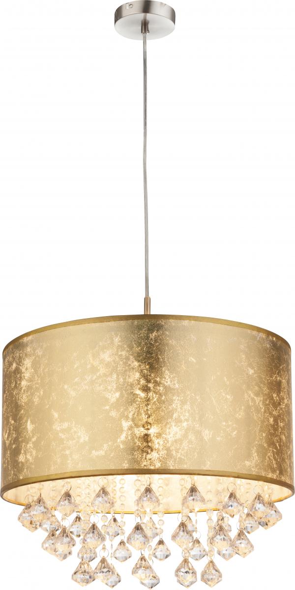 Globo Lighting - AMY - Hängeleuchte Metall Nickel matt, 1x E27