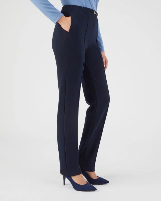 Pantalon droit maille milano chaude Thermolactyl