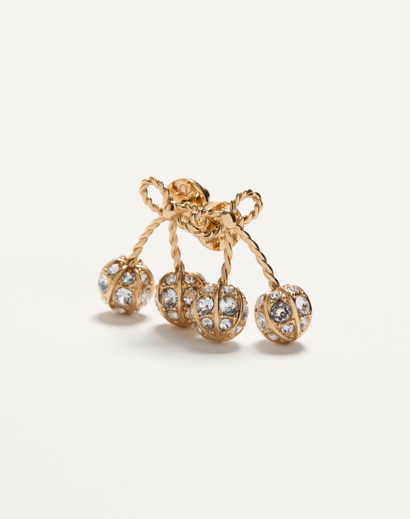 Cherrifyc øreringe i metal og Swarovski® krystaller